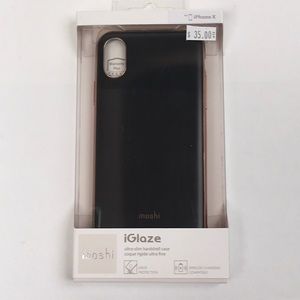 Moshi iGlaze iPhone X/XS case - Black